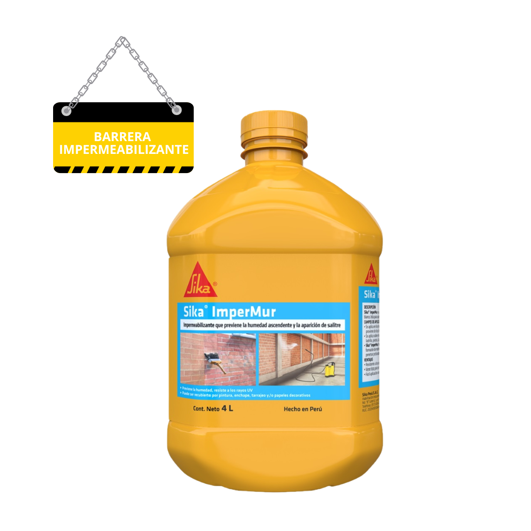 Resina contra la humedad y Salitre Sika® ImperMur x 4L