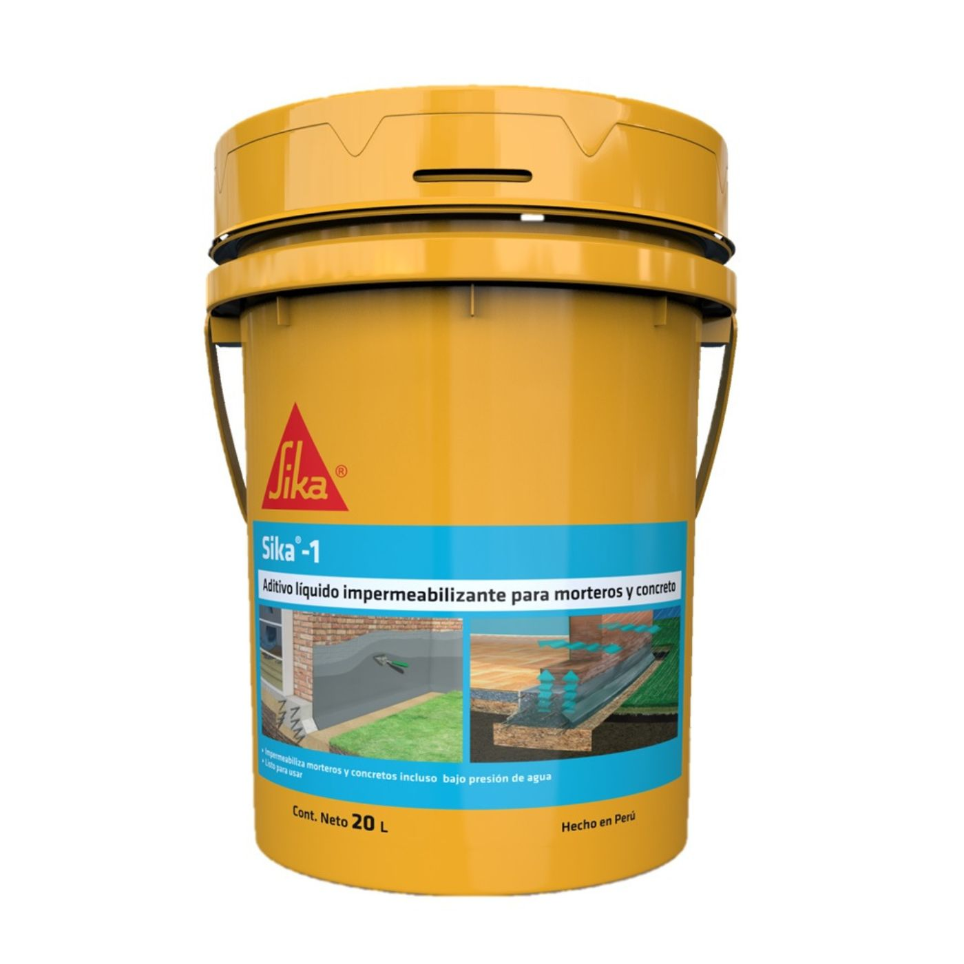 Aditivo Impermeabilizante para concreto Sika®-1 Líquido x 20L