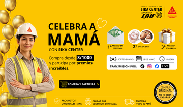 Gran Sorteo por el Mes de la Madre: Compra tus productos Sika originales y llévate grandes premios