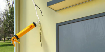 Cómo reparar grietas en paredes y techos de concreto