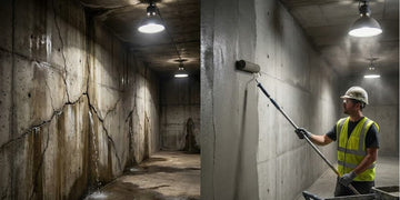 tanque de concreto comparativa antes y después