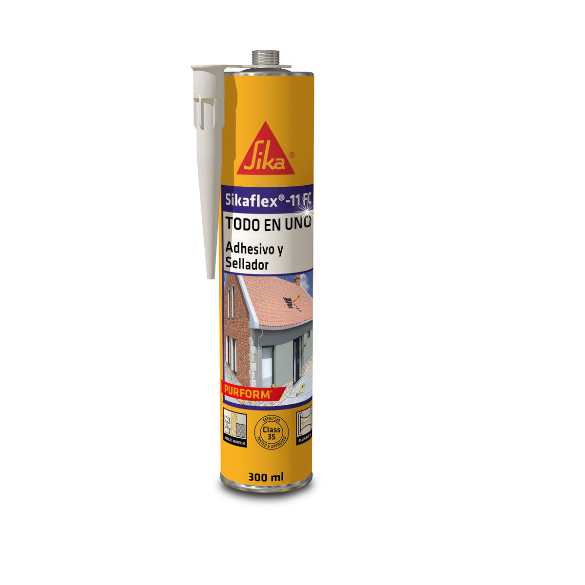 Adhesivo y Sellador Sikaflex®-11 FC Purform® Blanco x 300 ml