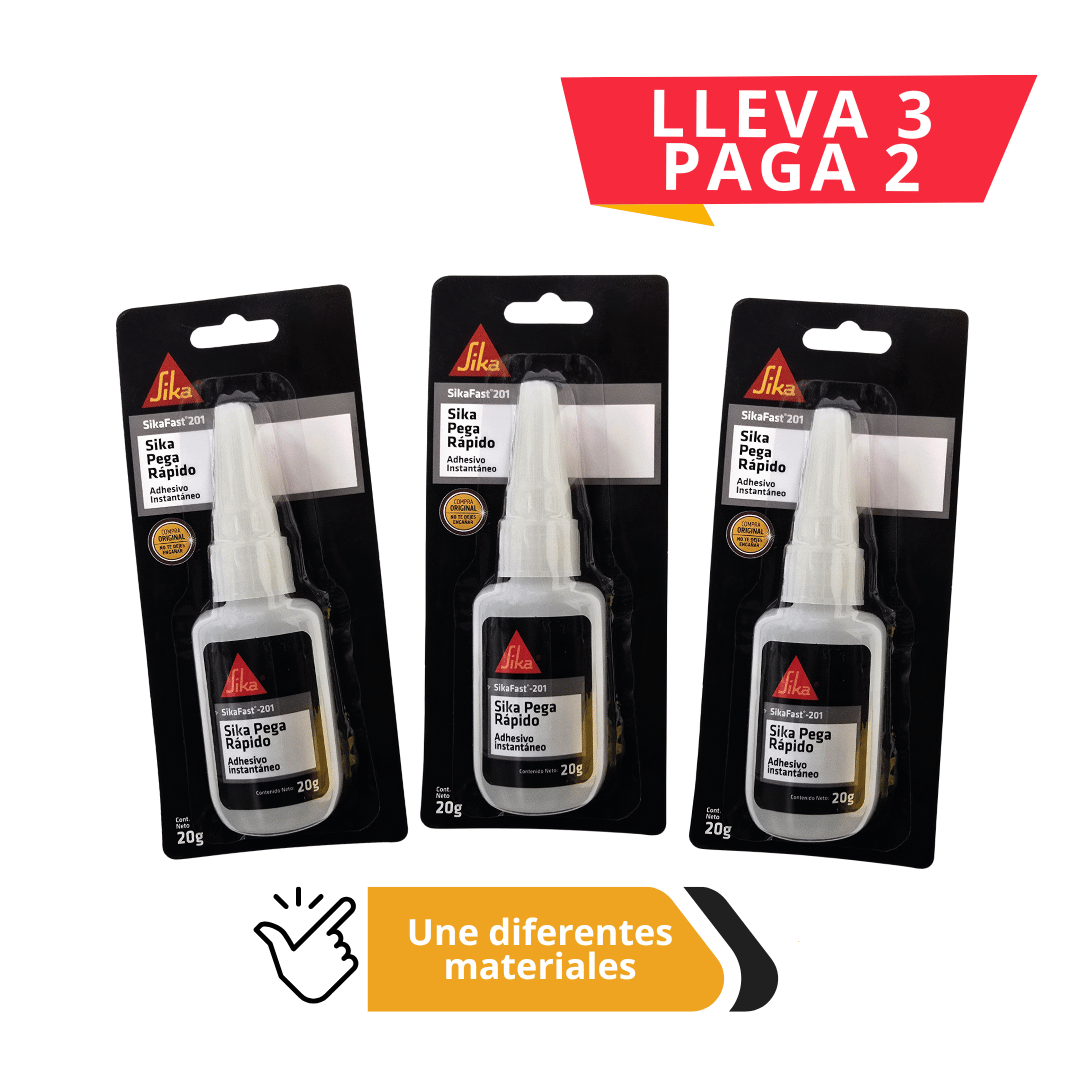 3x2 Adhesivo Instantáneo SikaFast®-201