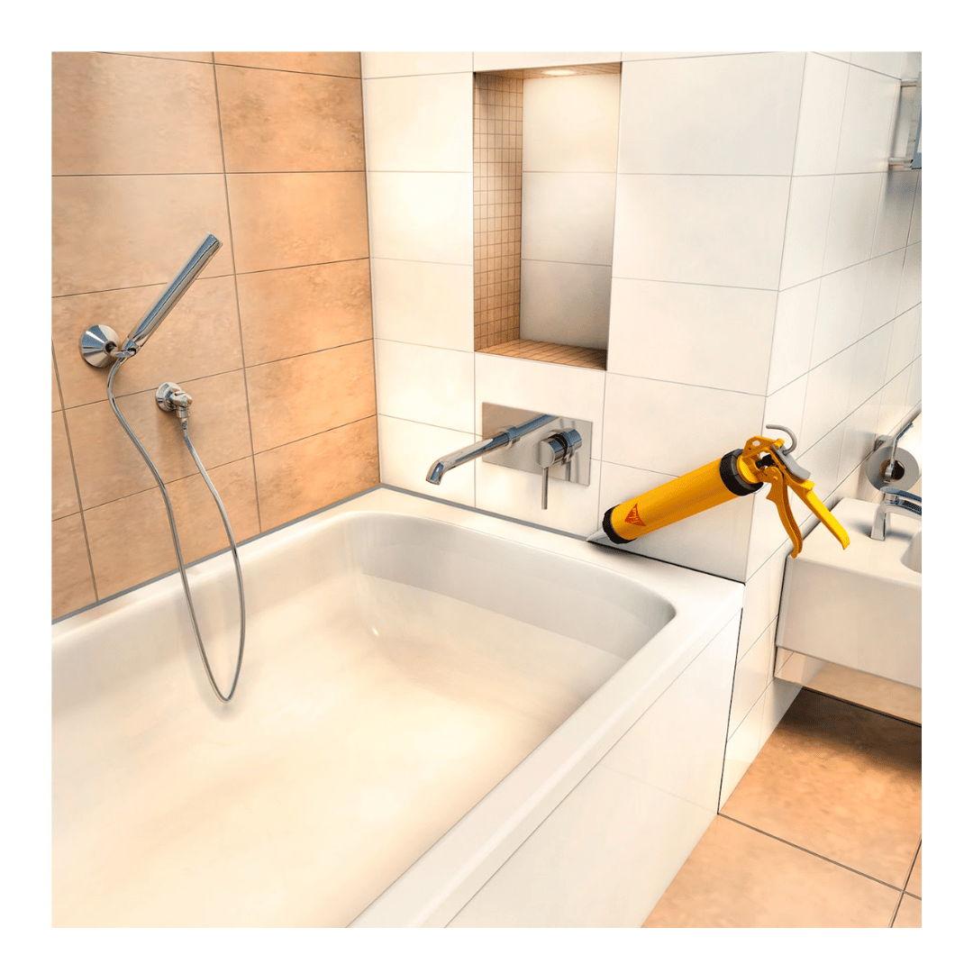 3x2 Silicona Antihongos p/ Baños y Cocinas Sika Sanisil Transparente 280ml + Gratis Sikafast 201