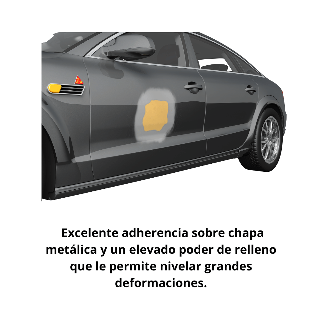 Masilla para rellenos y acabados para autos Sika Masiflex x 600 gr