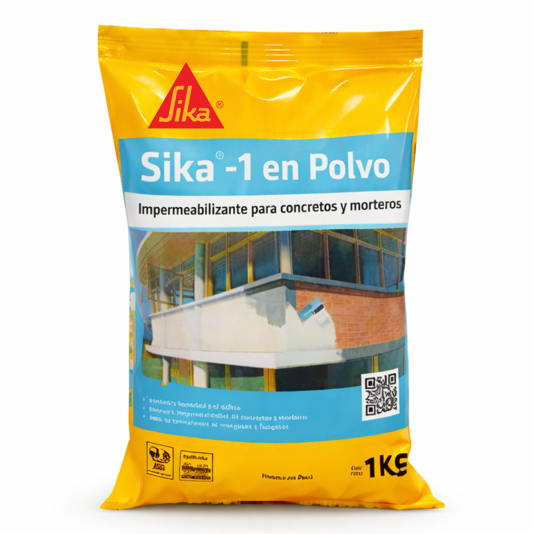 Aditivo Impermeabilizante para concreto Sika®-1 Polvo x 1 Kg