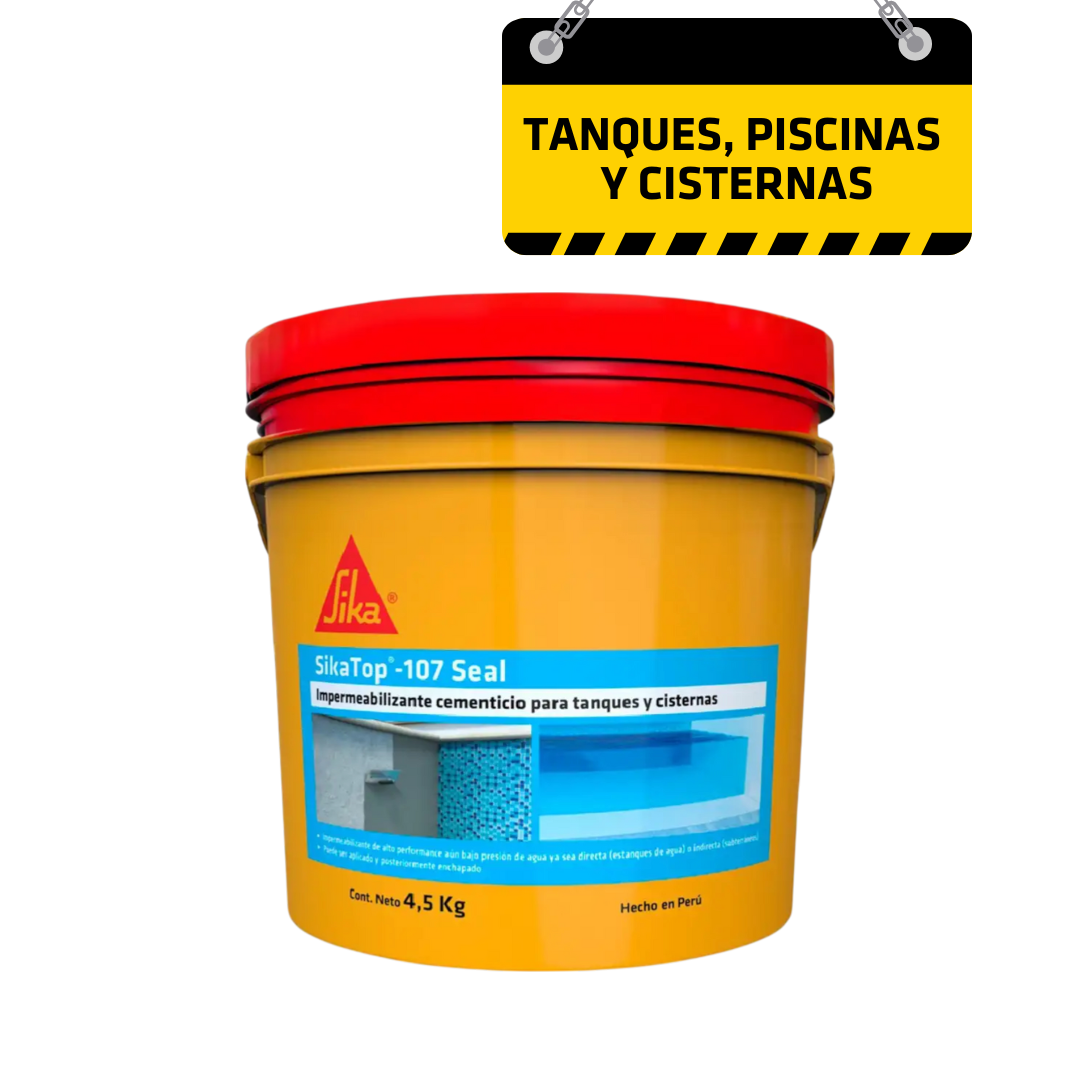 Mortero Impermeable SikaTop®-107 Seal PER x 4L