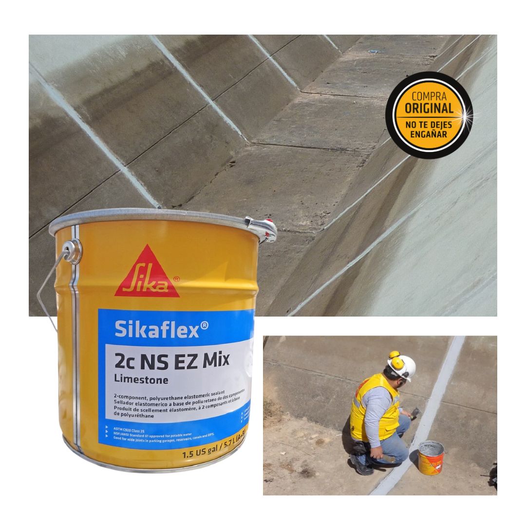 Sellador Elastomérico de Poliuretano Sikaflex®-2c NS EZ Mix x 1.5 Gal