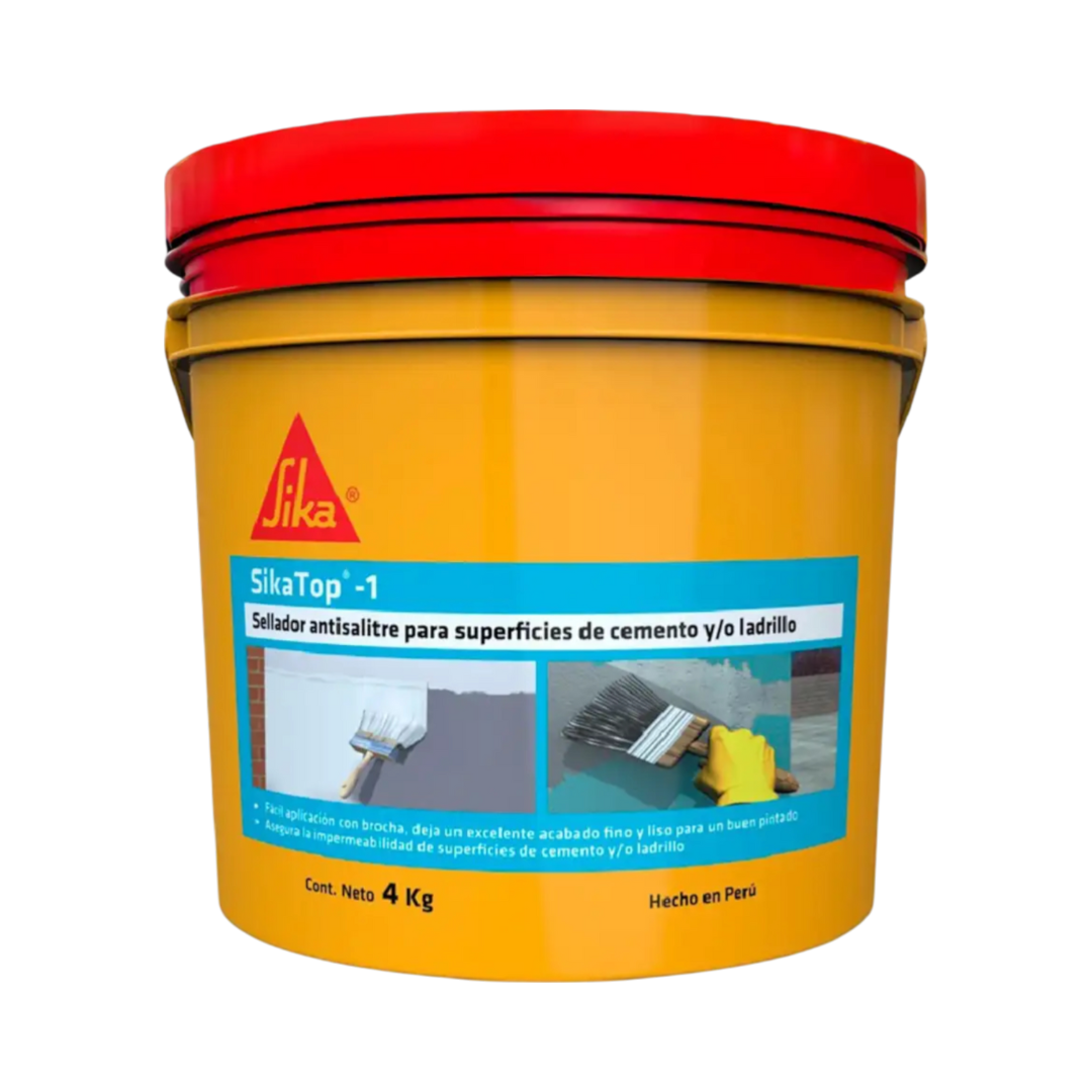 Sellador Antisalitre SikaTop®-1 x 4 Kg