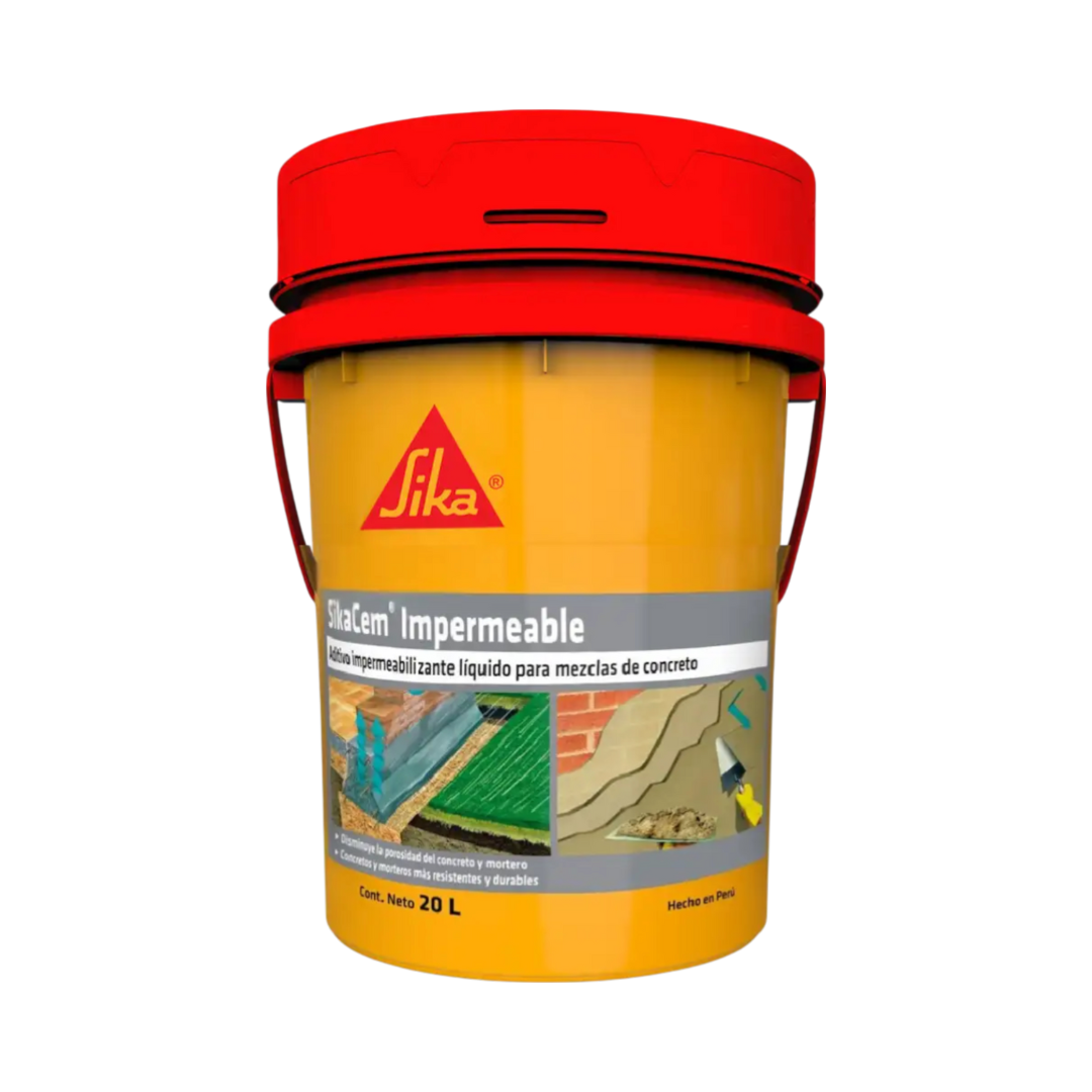 Impermeabilizante para mezclas Sika®Cem Impermeable x 20L