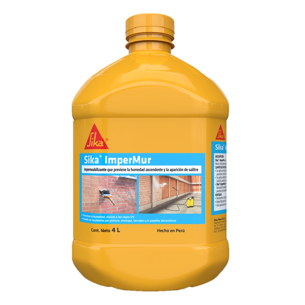 Resina contra la humedad y Salitre Sika® ImperMur x 4L
