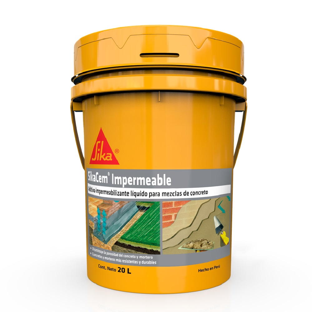 Impermeabilizante para mezclas Sika®Cem Impermeable x 20L