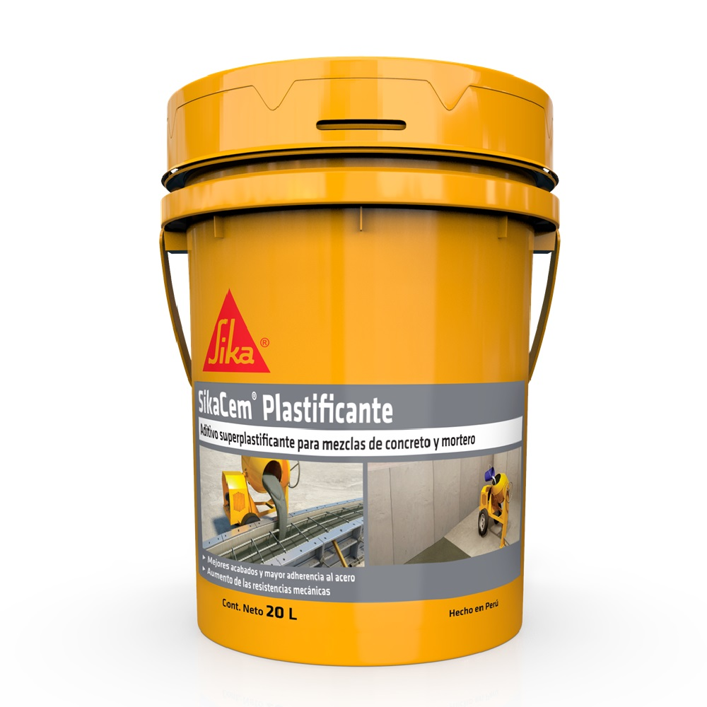 Aditivo Plastificante-Reductor de agua SikaCem®Plastificante x20L