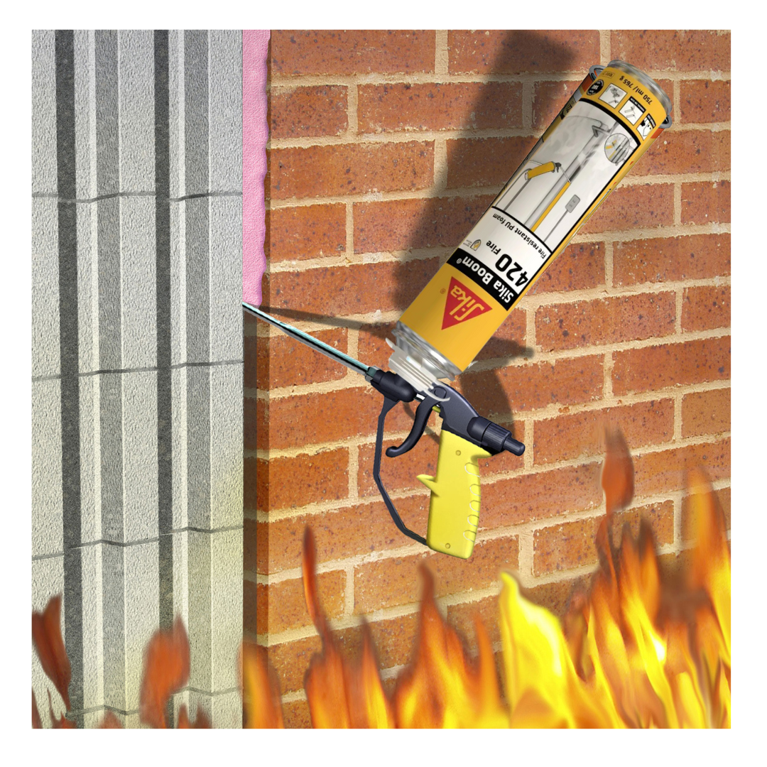 Espuma resistente al fuego Sika Boom®-420 Fire
