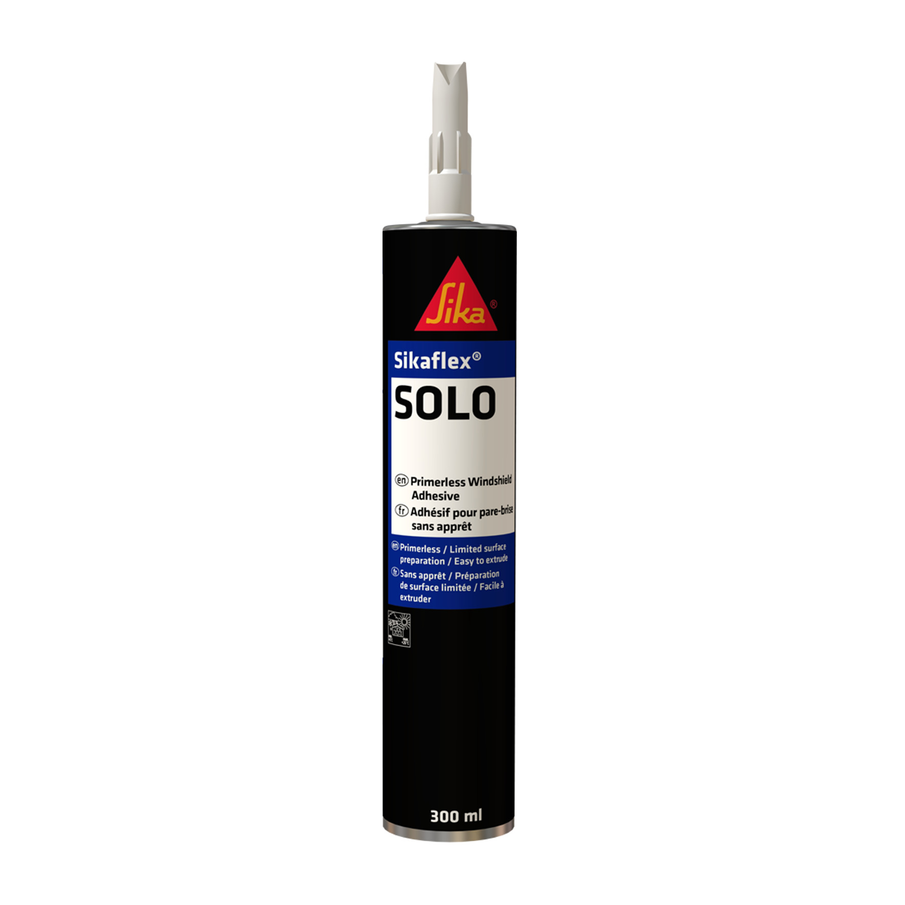 Adhesivo para Parabrisas Sikaflex® SOLO - Negro x 300 ml