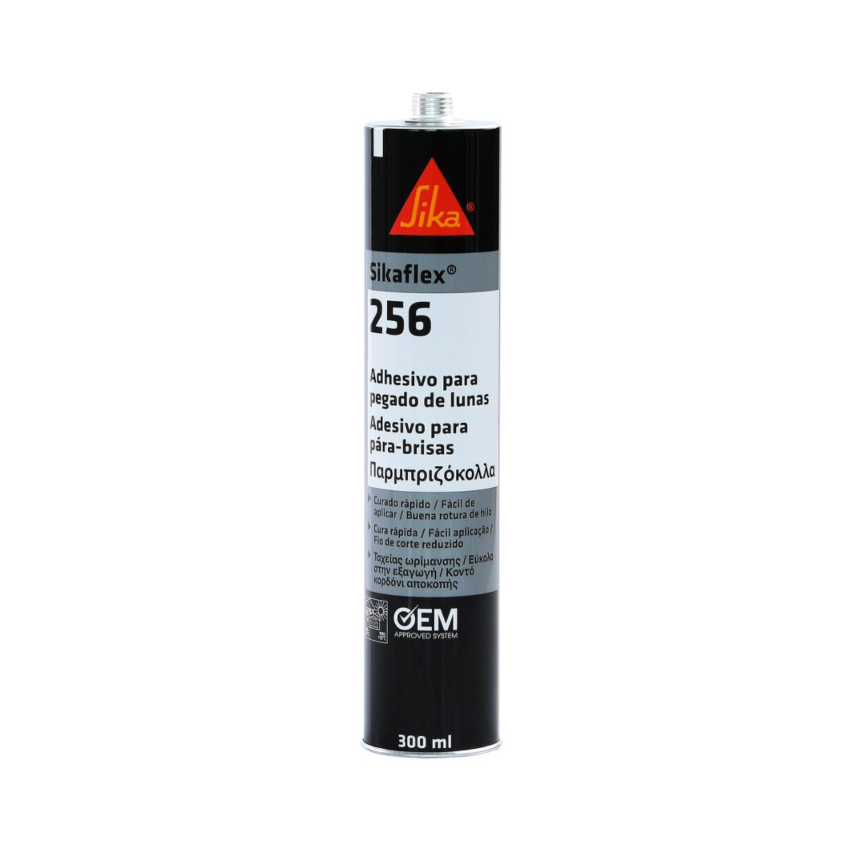 Adhesivo Estructural Parabrisas Sikaflex®- 256 Negro x 300 ml