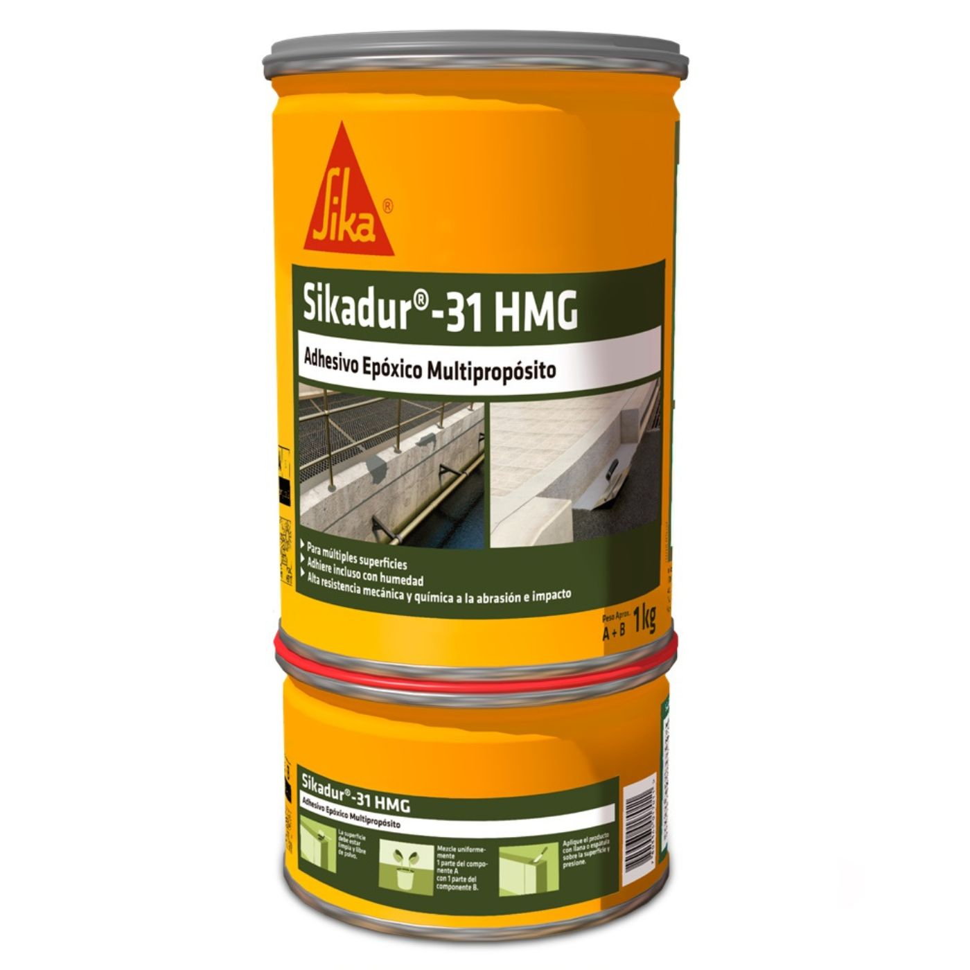 Adhesivo Epóxico para Anclajes Sikadur®-31 Hi-Mod Gel x 1Kg