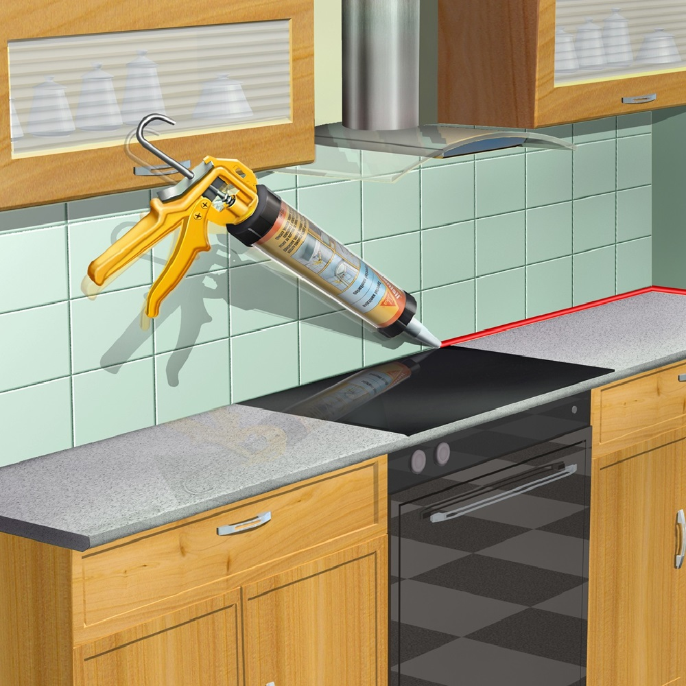 Silicona para baños y cocinas Sika® Sanisil® x 300 ml