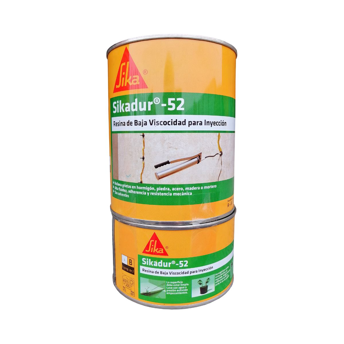 Resina Inyectable de Baja Viscosidad Sikadur®-52 x 1Kg