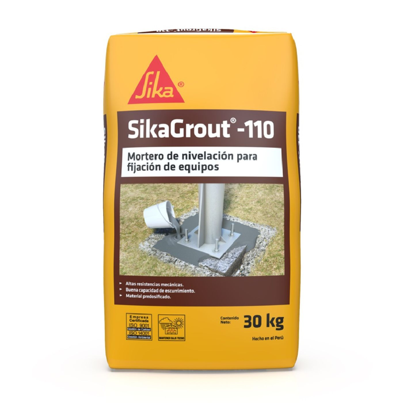 Mortero Autonivelante Predosificado SikaGrout®-110 x 30Kg