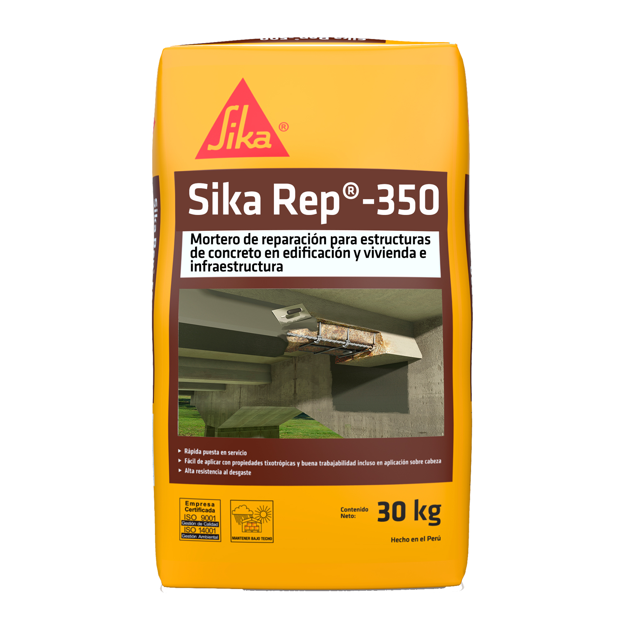 Mortero para Reparación de Estructuras de Concreto Sika Rep®-350 x 30Kg