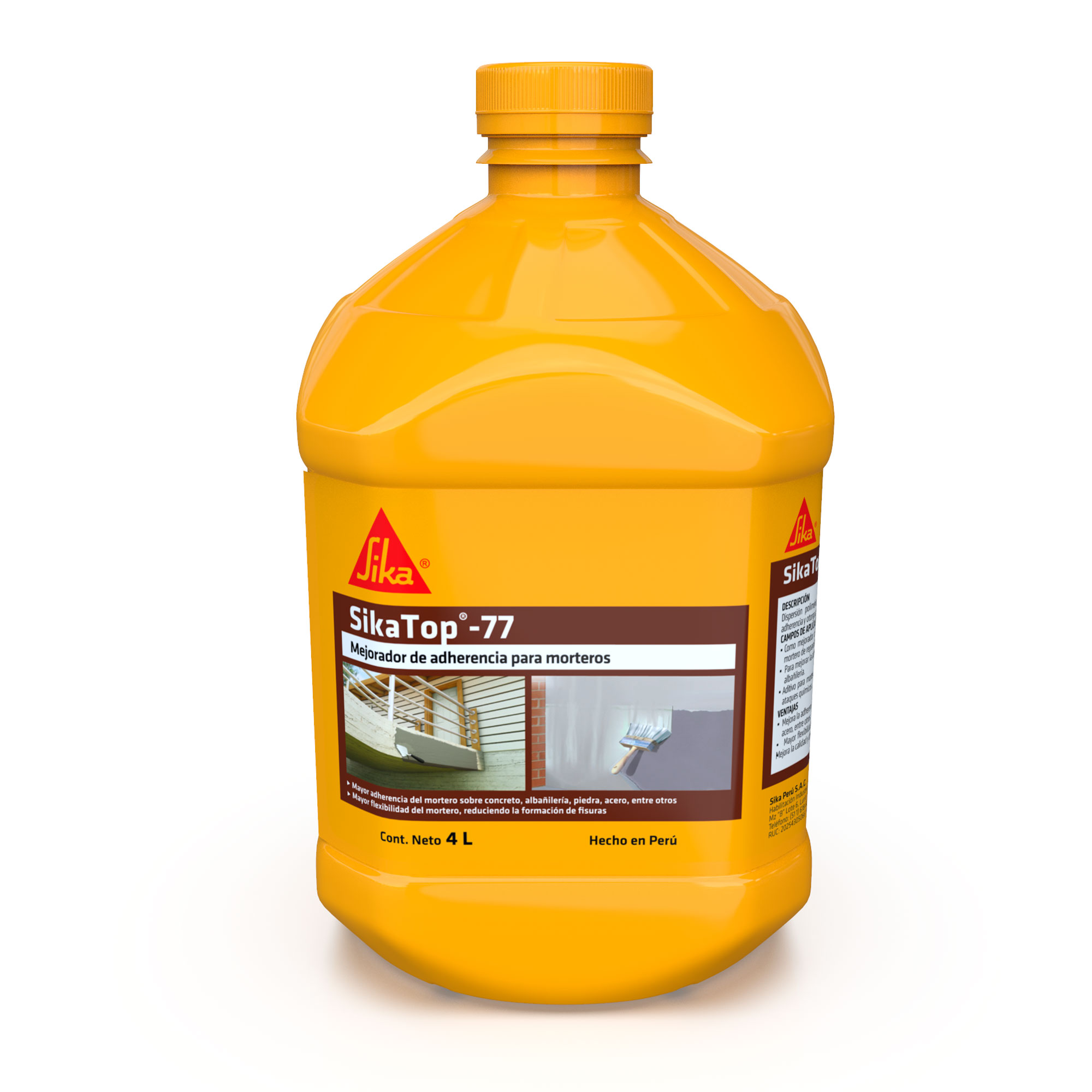 Emulsión de Adherencia para Morteros SikaTop®-77 x 4L