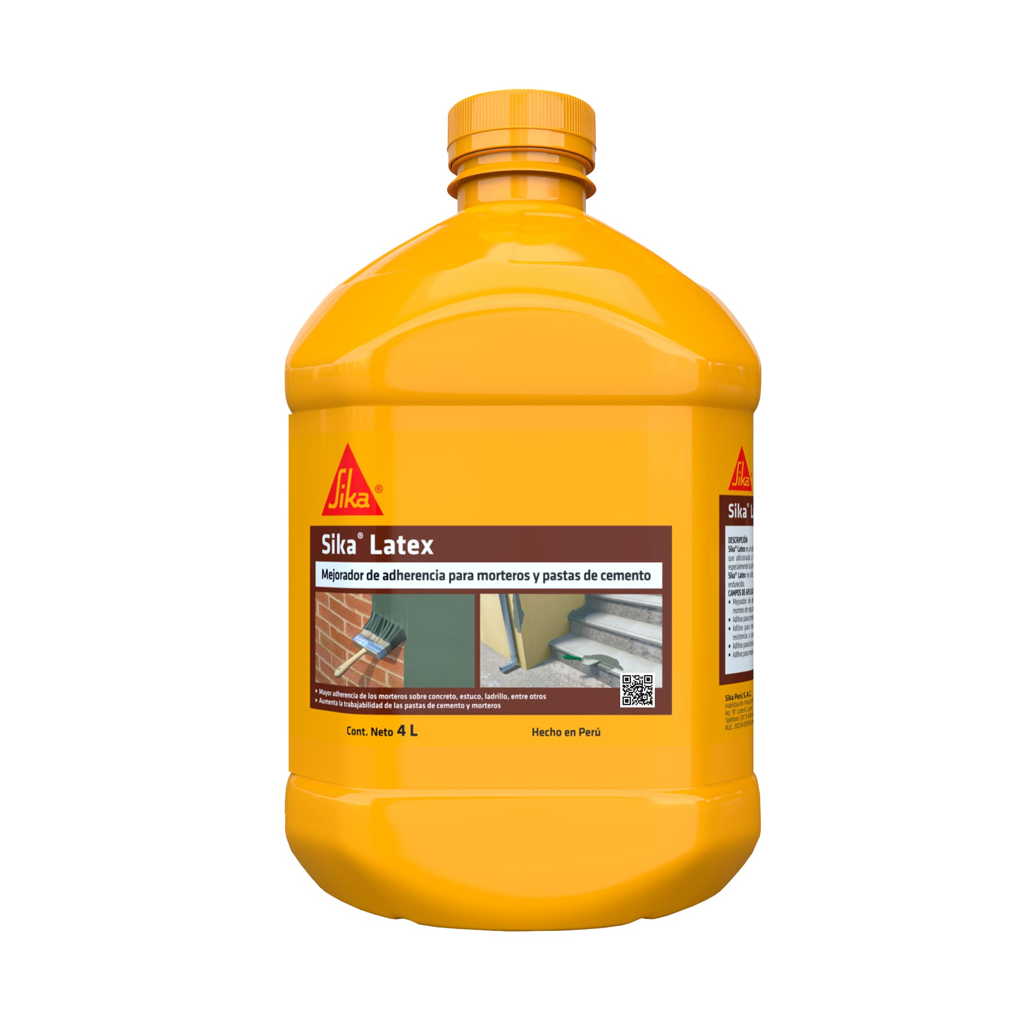 Mejorador de Adherencia para Morteros Sika® Latex x 4L