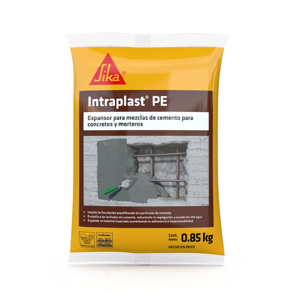 Expansor para Mezclas de Cemento Sika® IntraPlast® PE x 850 Gr.