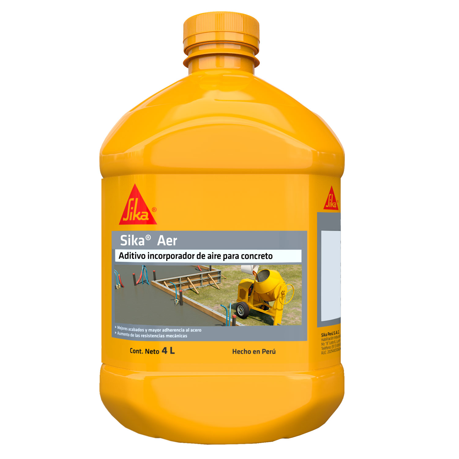 Aditivo Incorporador de Aire SikaAer® x 4L