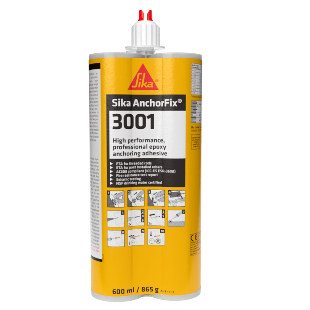 Adhesivo Epóxico para Anclajes Sika AnchorFix®-3001 x 600 ml