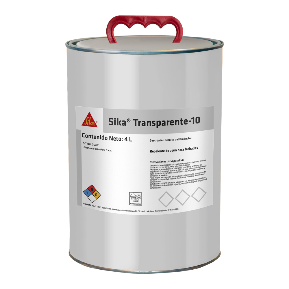 Repelente de Agua para Fachadas Sika® Transparente - 10