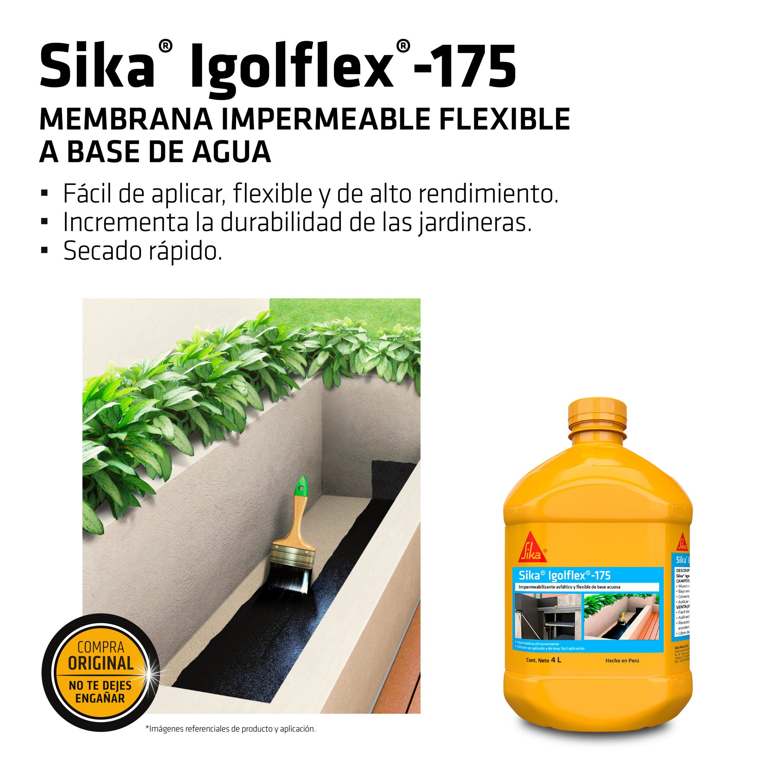 Membrana Asfáltica Sika® Igolflex®-175 x 4L