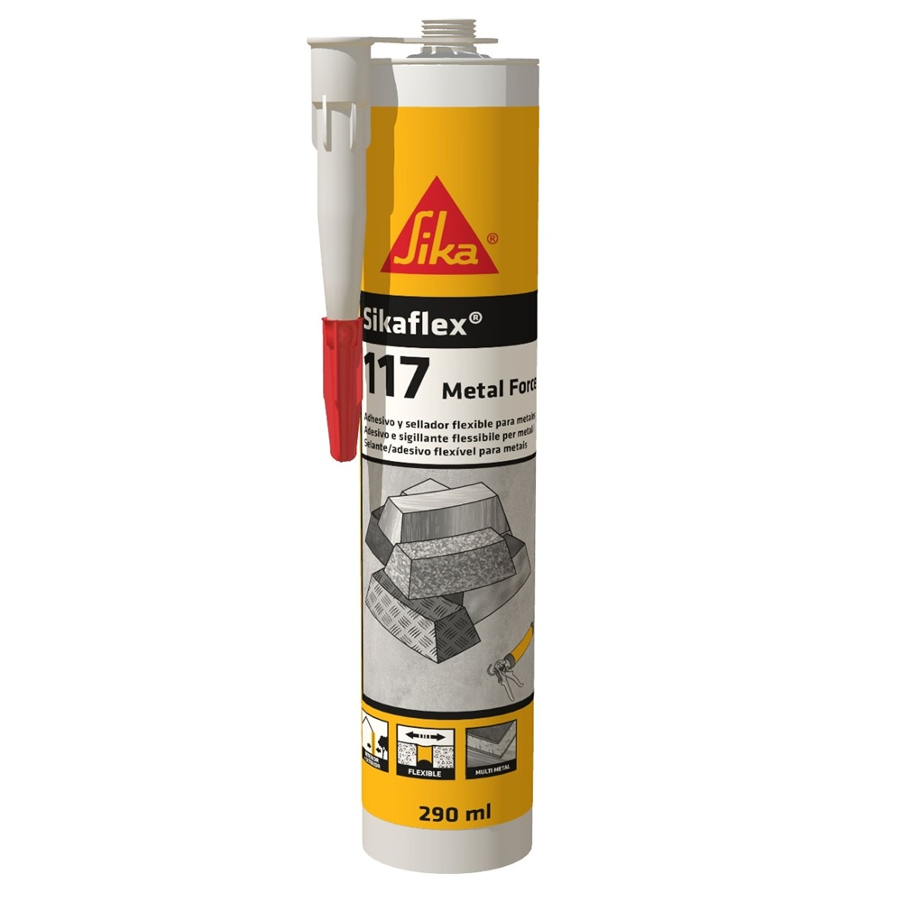 Adhesivo para el sellado de metales Sikaflex®-117 Metal Force x 290 ml