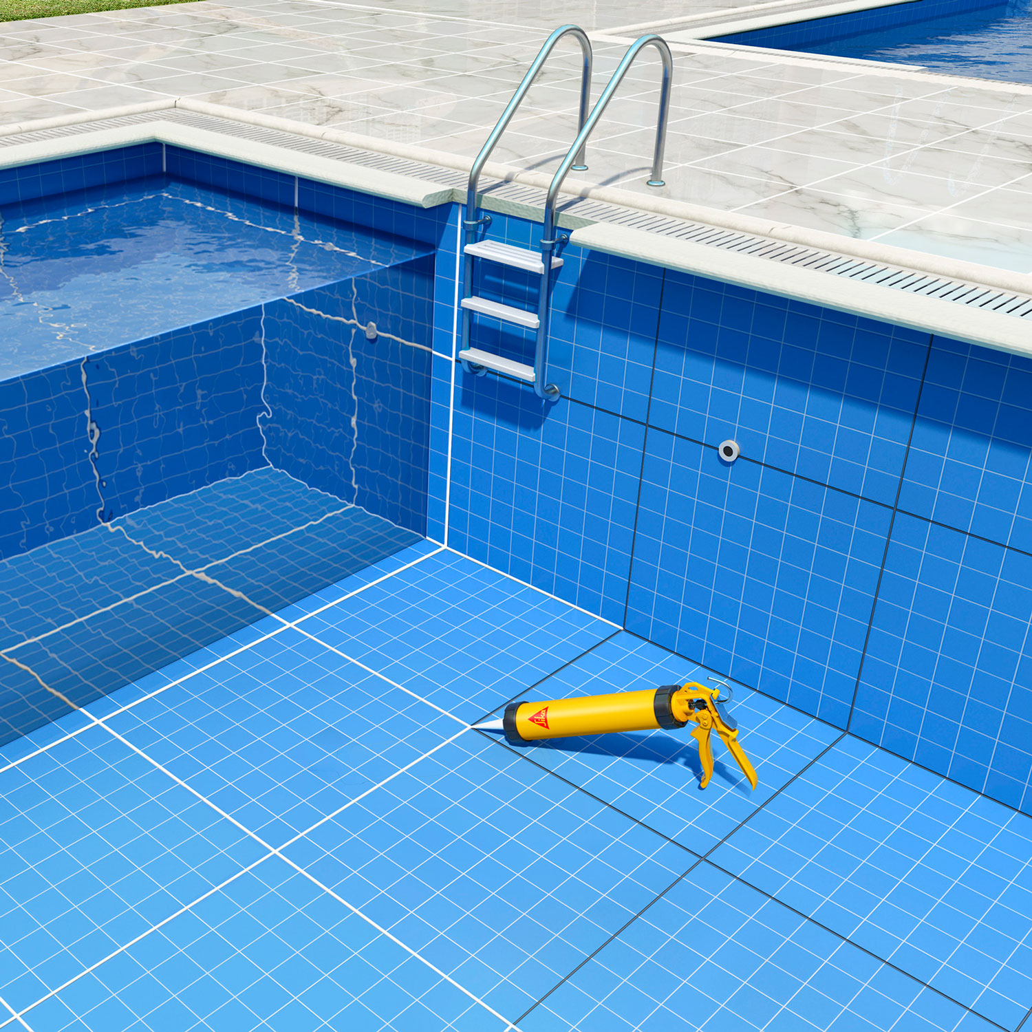 Silicona para Piscinas y zonas húmedas Sikasil® Pool Transparente x 300 ml