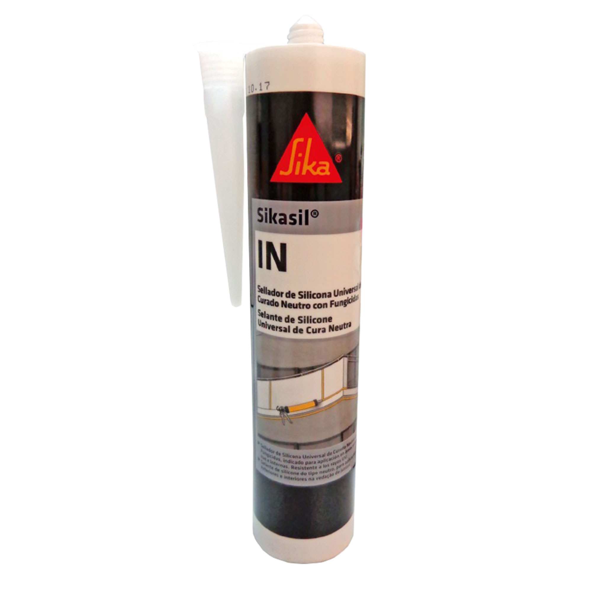 Silicona Neutra con Fungicidas Sikasil® -IN x 280 ml Transparente