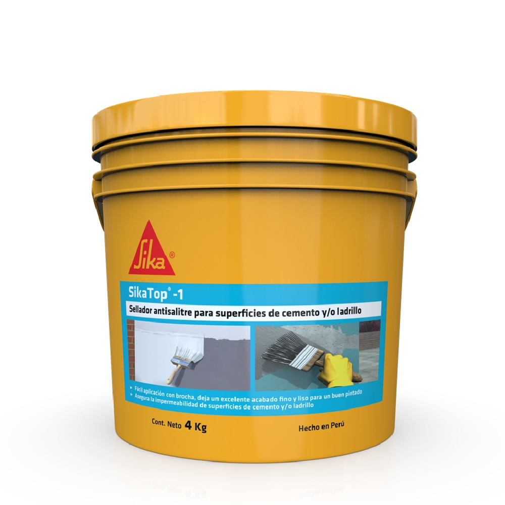 Sellador Antisalitre SikaTop®-1 x 4 Kg