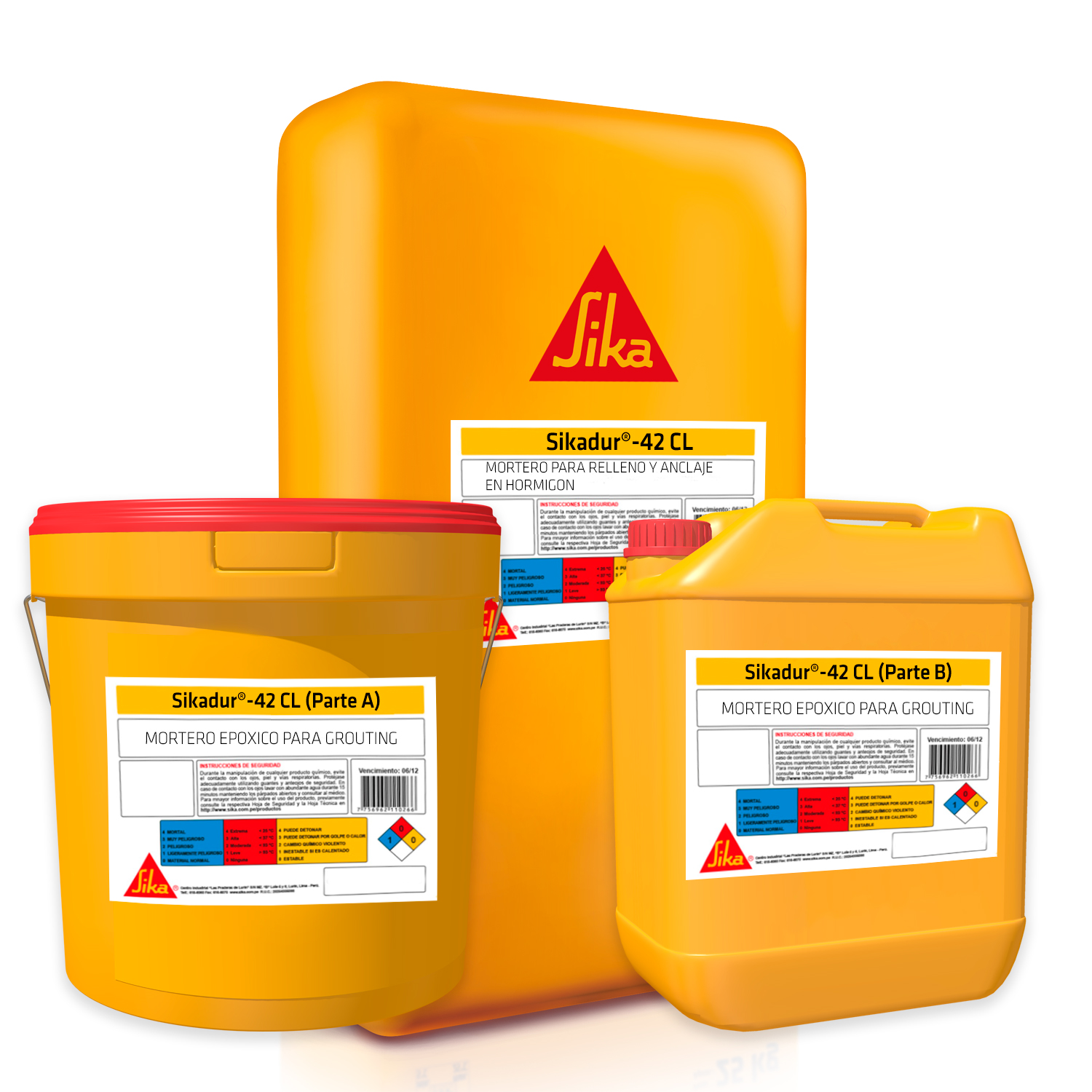 Mortero Epóxico para Grouting Sikadur®-42 CL x 27Kg