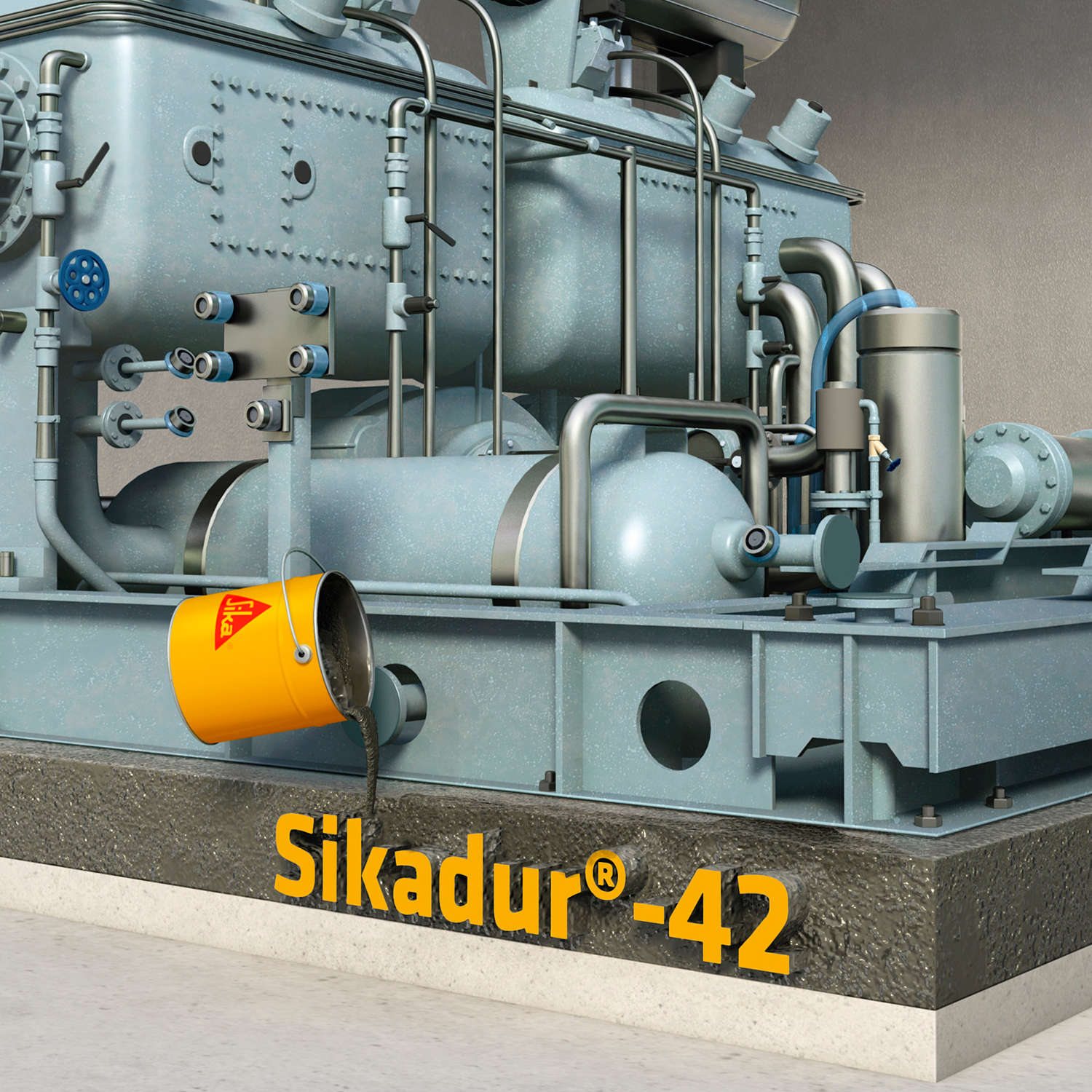 Mortero Epóxico para Grouting Sikadur®-42 CL x 27Kg