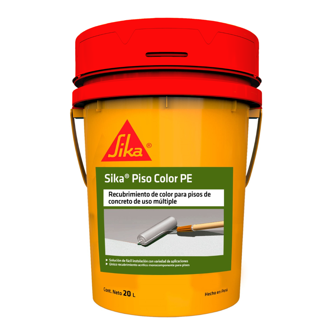 Pintura acrílica para pisos Sika Piso Color x 20 Lt