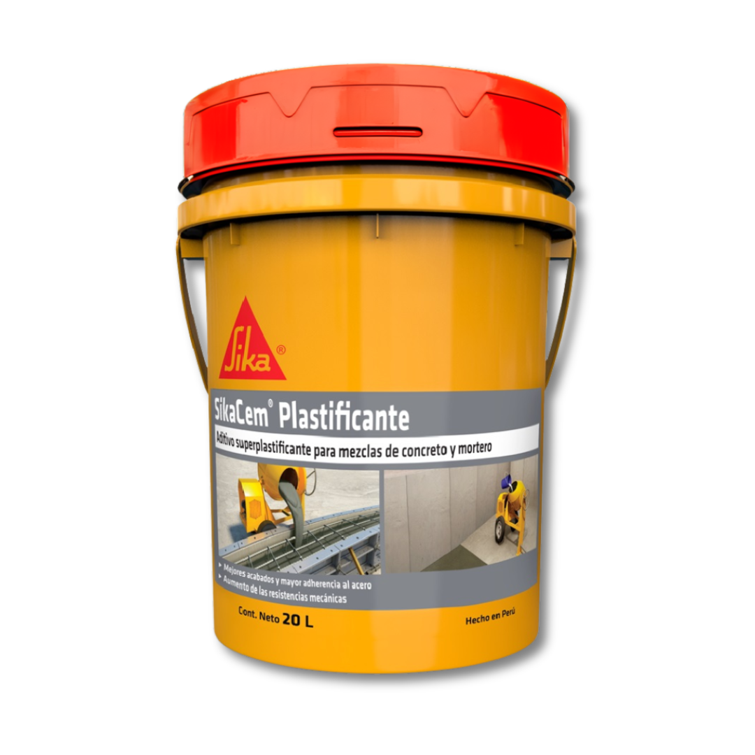 Aditivo Plastificante-Reductor de agua SikaCem®Plastificante x20L