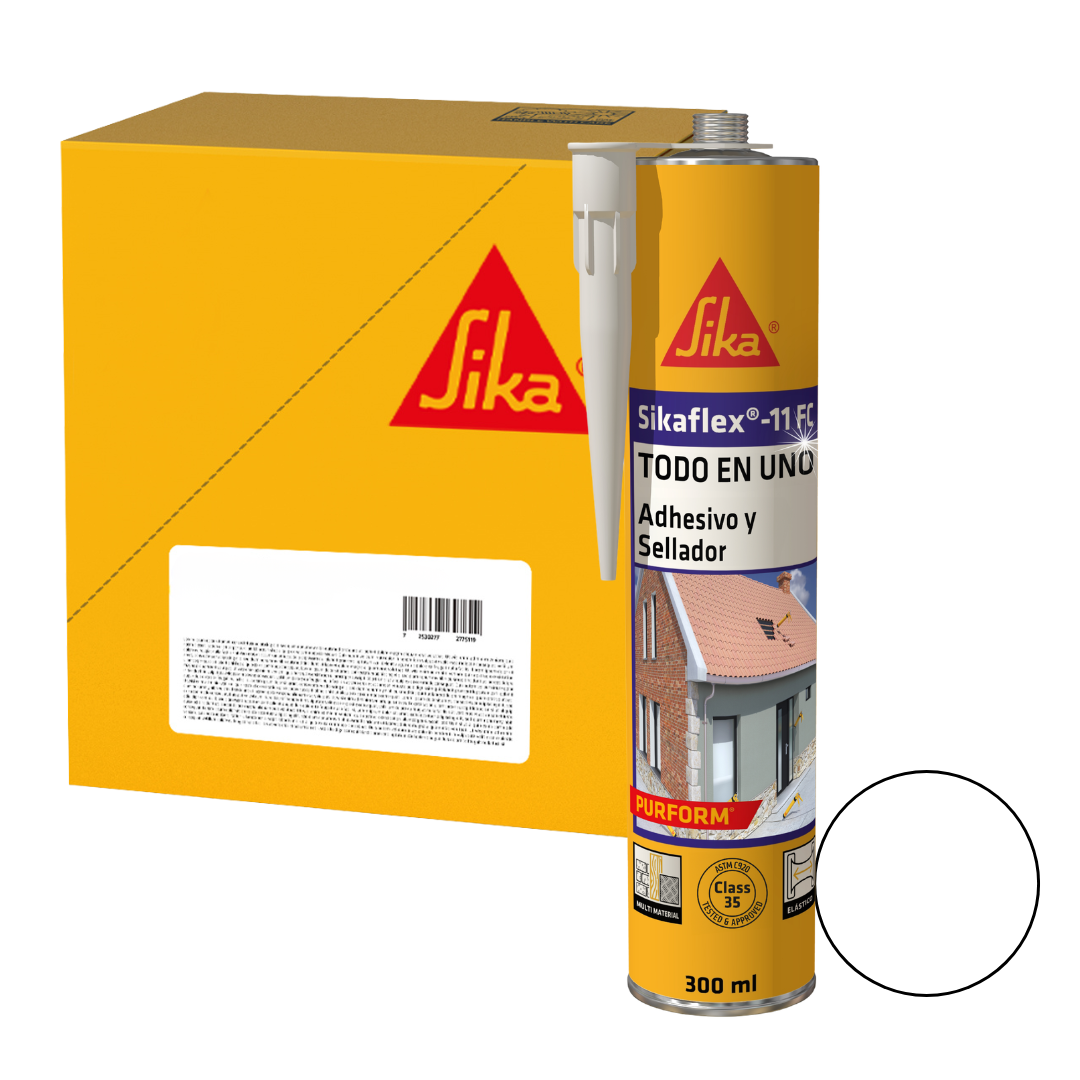 Caja x 12 Unidades Sellador Elástico de Juntas Sikaflex®-11 FC Purform® 300 ml