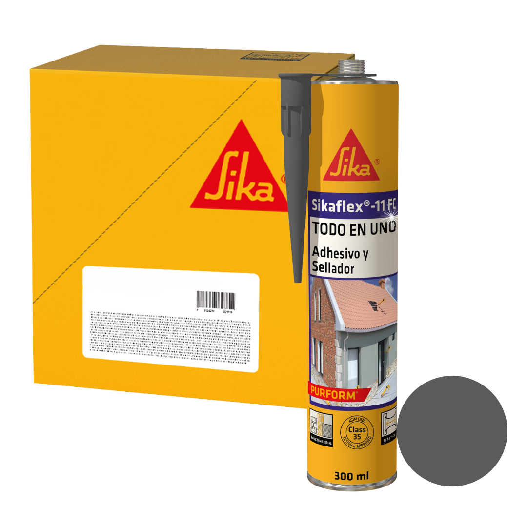 Caja x 12 Unidades Sellador Elástico de Juntas Sikaflex®-11 FC Purform® 300 ml