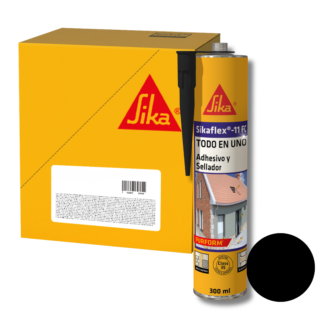 Caja x 12 Unidades Sellador Elástico de Juntas Sikaflex®-11 FC Purform® 300 ml